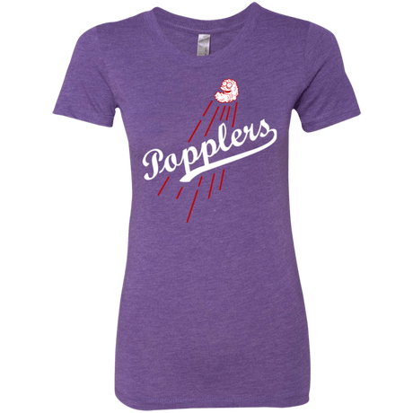 T-Shirts Purple Rush / Small Popplers Women's Triblend T-Shirt