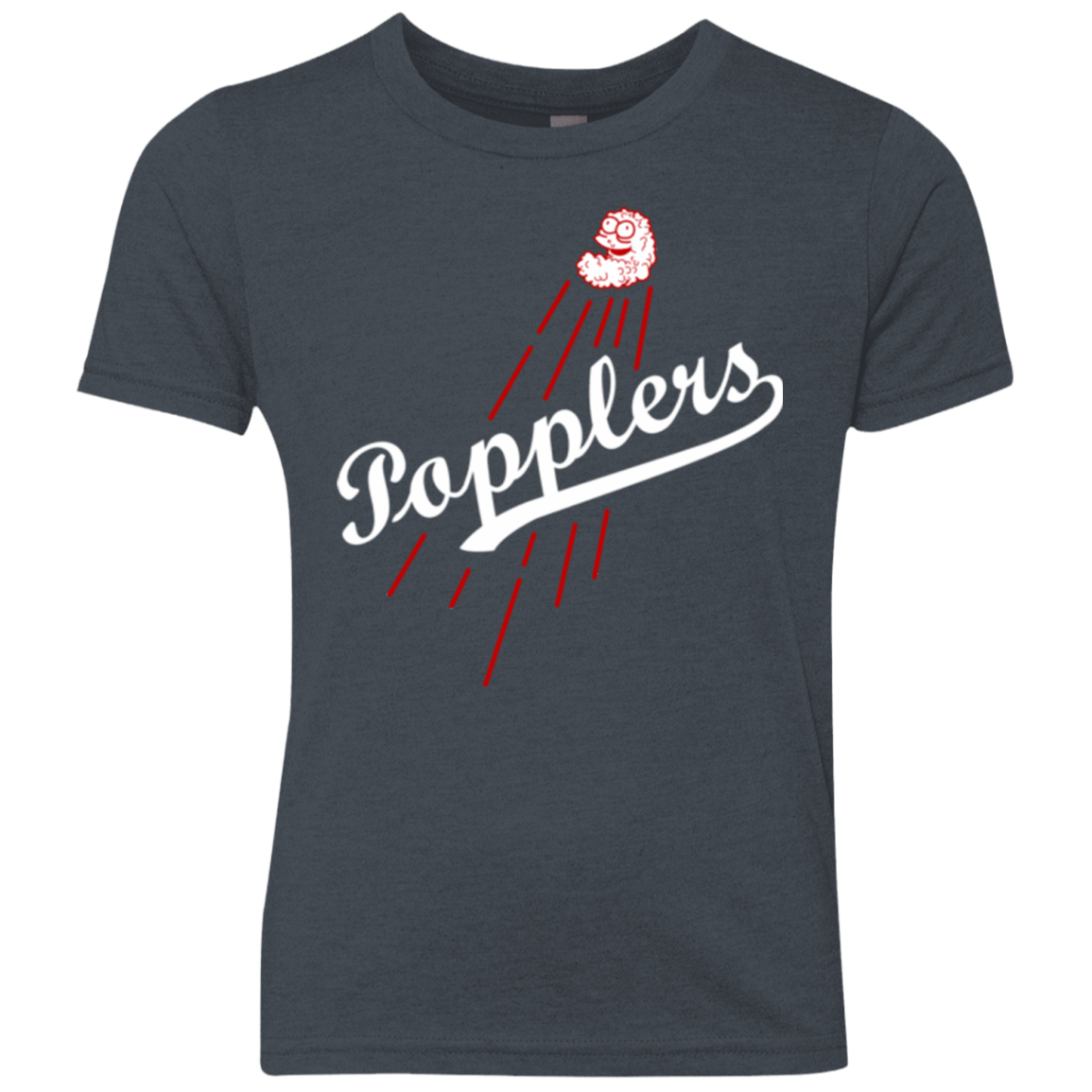 T-Shirts Vintage Navy / YXS Popplers Youth Triblend T-Shirt