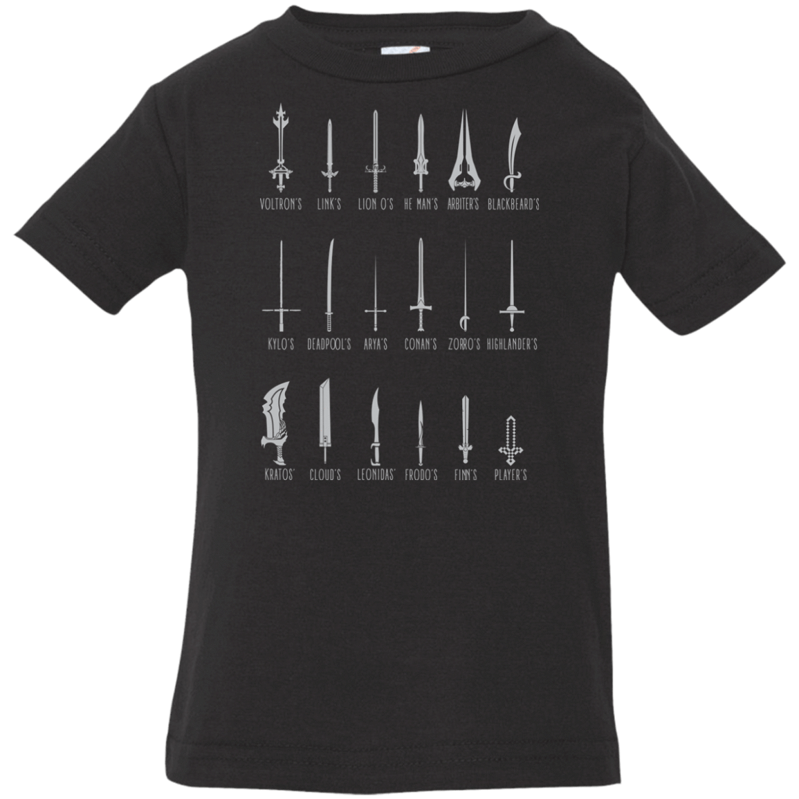 T-Shirts Black / 6 Months POPULAR SWORDS Infant Premium T-Shirt