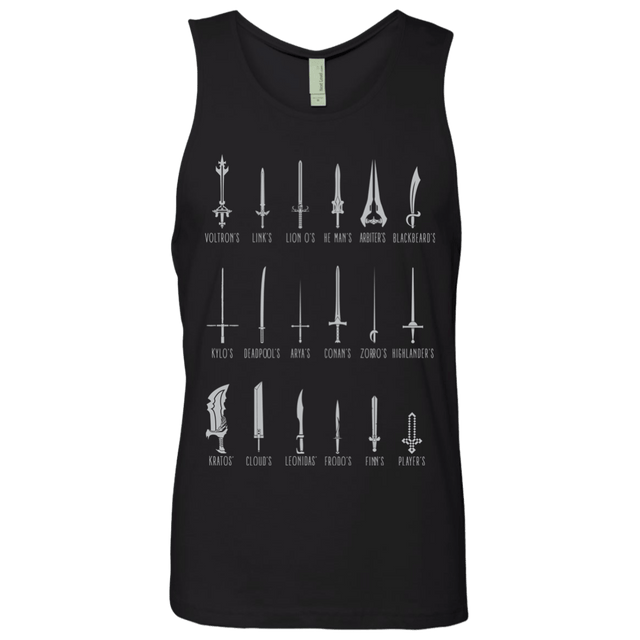 T-Shirts Black / Small POPULAR SWORDS Men's Premium Tank Top