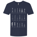 T-Shirts Midnight Navy / X-Small POPULAR SWORDS Men's Premium V-Neck
