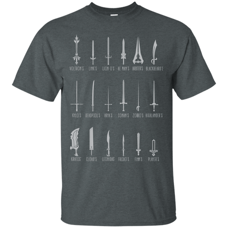 T-Shirts Dark Heather / Small POPULAR SWORDS T-Shirt