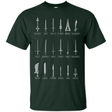 T-Shirts Forest Green / Small POPULAR SWORDS T-Shirt