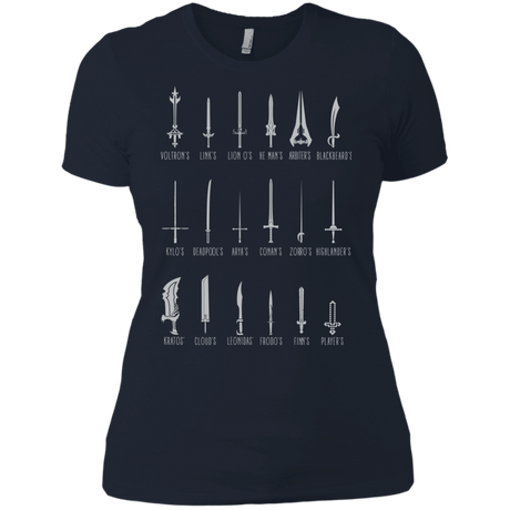 T-Shirts Midnight Navy / X-Small POPULAR SWORDS Women's Premium T-Shirt