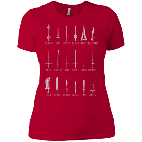T-Shirts Red / X-Small POPULAR SWORDS Women's Premium T-Shirt