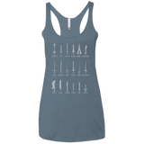 T-Shirts Indigo / X-Small POPULAR SWORDS Women's Triblend Racerback Tank