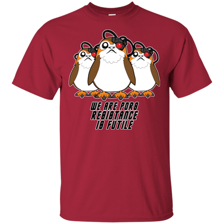 T-Shirts Cardinal / S Porg Borg T-Shirt