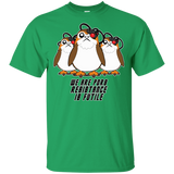 T-Shirts Irish Green / S Porg Borg T-Shirt