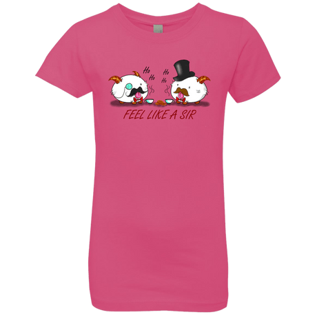 T-Shirts Hot Pink / YXS Poros like a sir Girls Premium T-Shirt