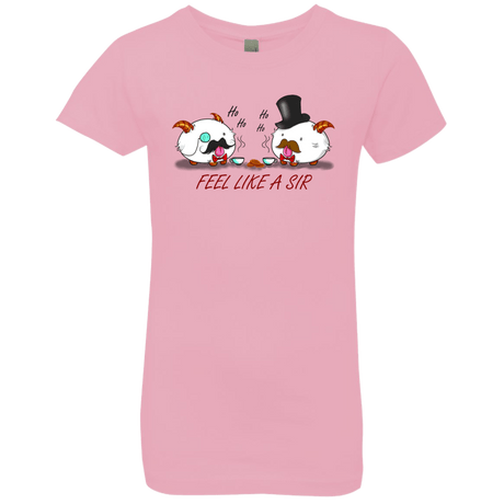 T-Shirts Light Pink / YXS Poros like a sir Girls Premium T-Shirt