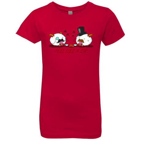 T-Shirts Red / YXS Poros like a sir Girls Premium T-Shirt