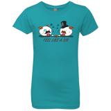 T-Shirts Tahiti Blue / YXS Poros like a sir Girls Premium T-Shirt