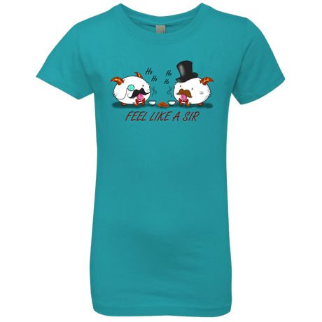 T-Shirts Tahiti Blue / YXS Poros like a sir Girls Premium T-Shirt