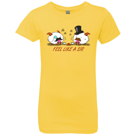T-Shirts Vibrant Yellow / YXS Poros like a sir Girls Premium T-Shirt