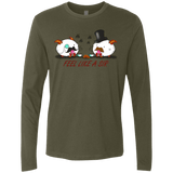 T-Shirts Military Green / Small Poros like a sir Men's Premium Long Sleeve
