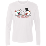 T-Shirts White / Small Poros like a sir Men's Premium Long Sleeve