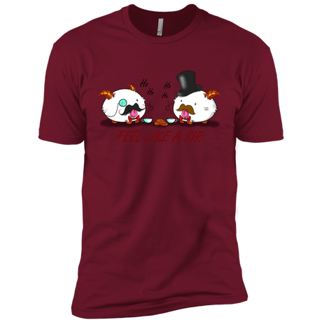 T-Shirts Cardinal / X-Small Poros like a sir Men's Premium T-Shirt