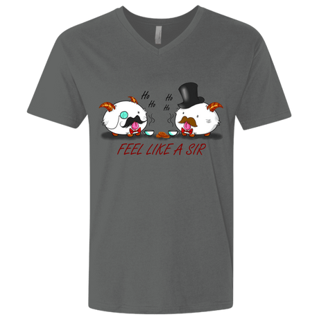 T-Shirts Heavy Metal / X-Small Poros like a sir Men's Premium V-Neck