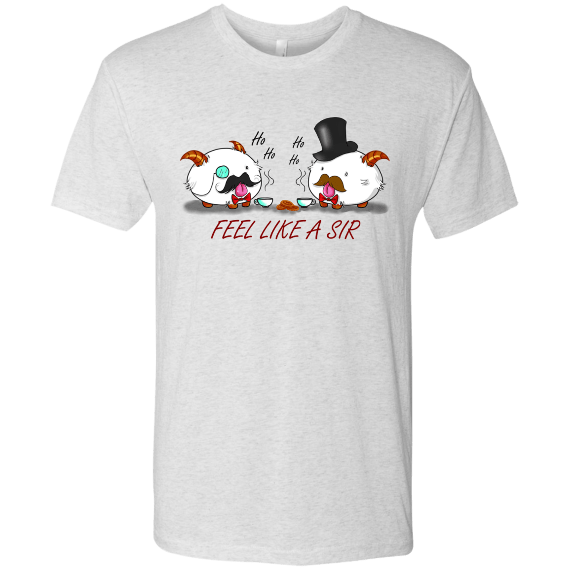 T-Shirts Heather White / Small Poros like a sir Men's Triblend T-Shirt