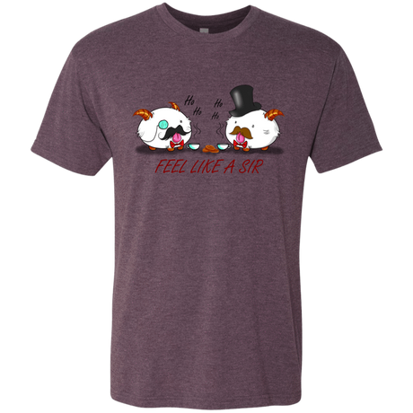 T-Shirts Vintage Purple / Small Poros like a sir Men's Triblend T-Shirt