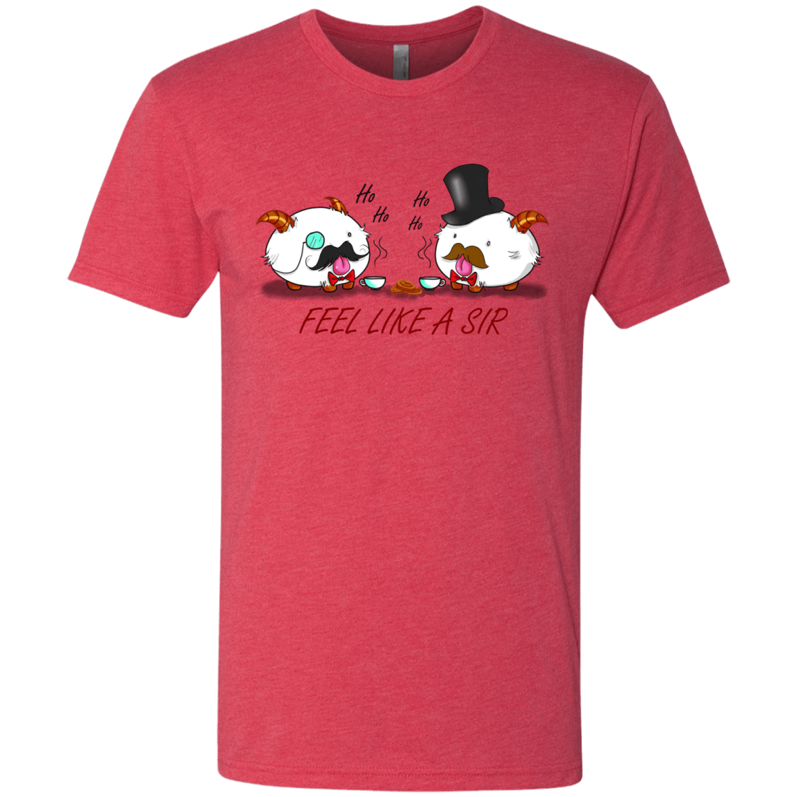 T-Shirts Vintage Red / Small Poros like a sir Men's Triblend T-Shirt