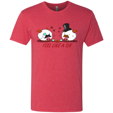 T-Shirts Vintage Red / Small Poros like a sir Men's Triblend T-Shirt
