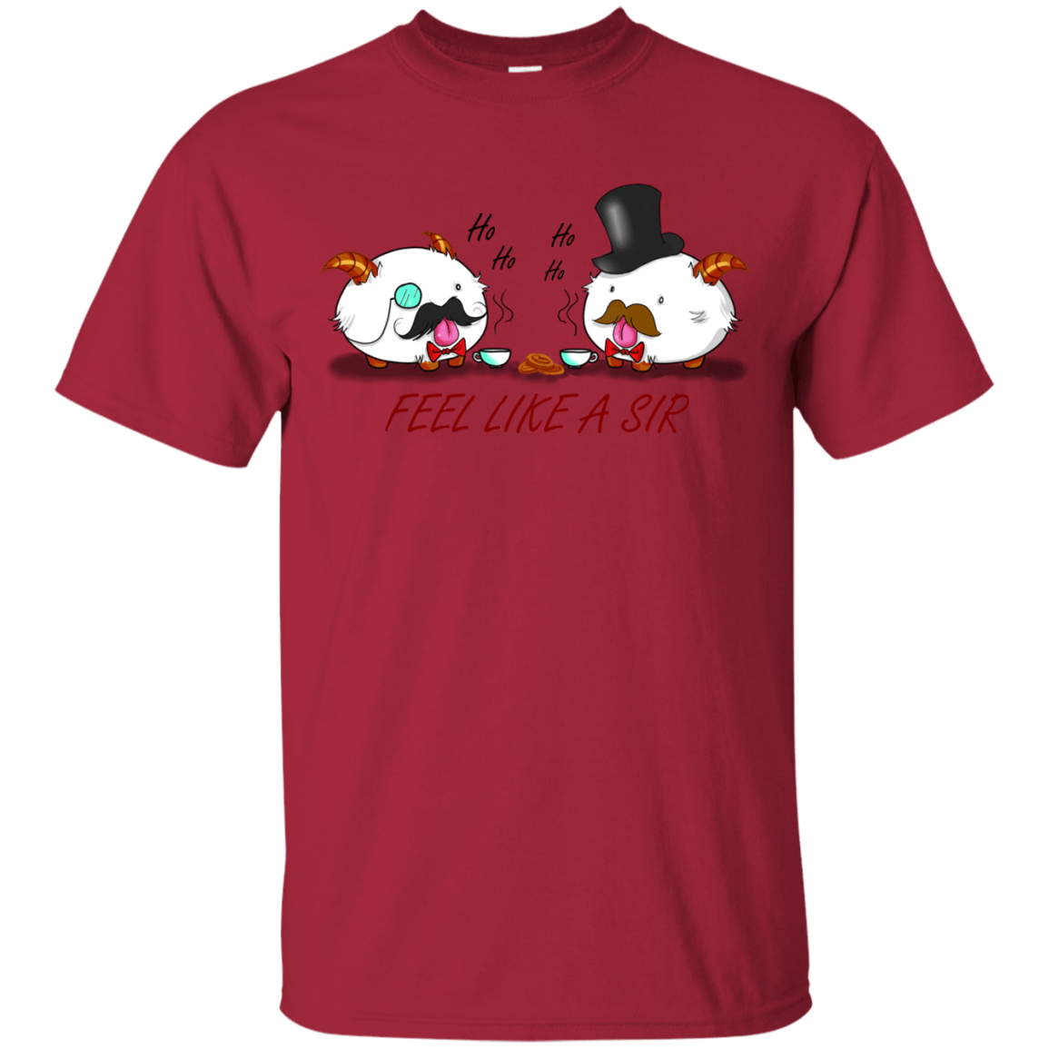 T-Shirts Cardinal / Small Poros like a sir T-Shirt