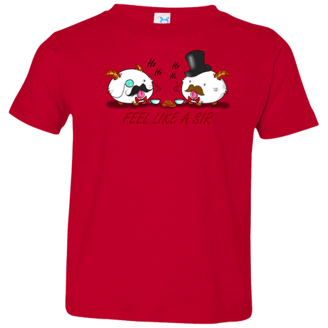 T-Shirts Red / 2T Poros like a sir Toddler Premium T-Shirt