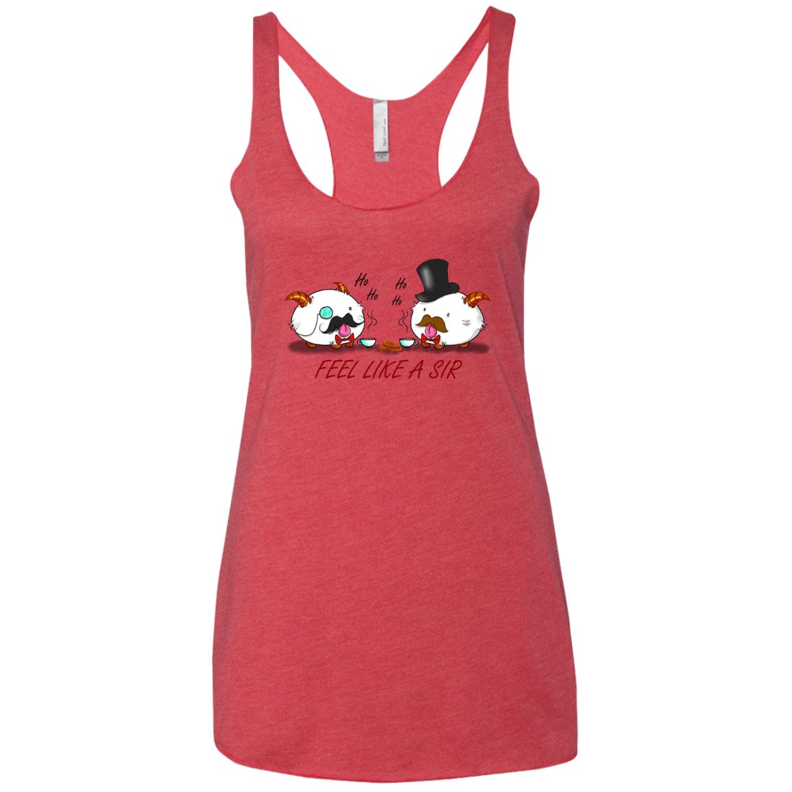 T-Shirts Vintage Red / X-Small Poros like a sir Women's Triblend Racerback Tank