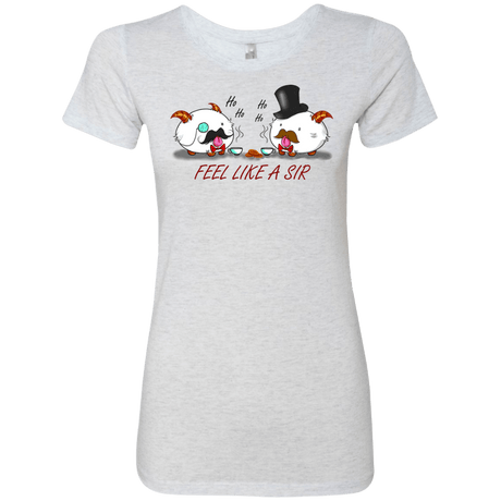 T-Shirts Heather White / Small Poros like a sir Women's Triblend T-Shirt