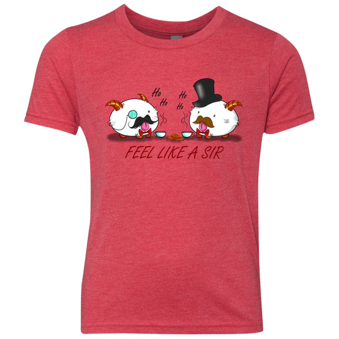 T-Shirts Vintage Red / YXS Poros like a sir Youth Triblend T-Shirt