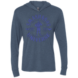 T-Shirts Indigo / X-Small PORT TOWN CHAMPION Triblend Long Sleeve Hoodie Tee