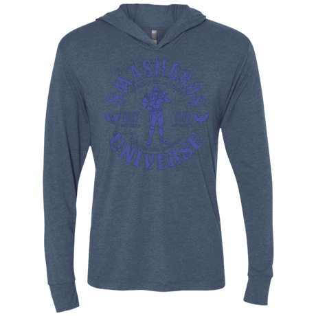 T-Shirts Indigo / X-Small PORT TOWN CHAMPION Triblend Long Sleeve Hoodie Tee