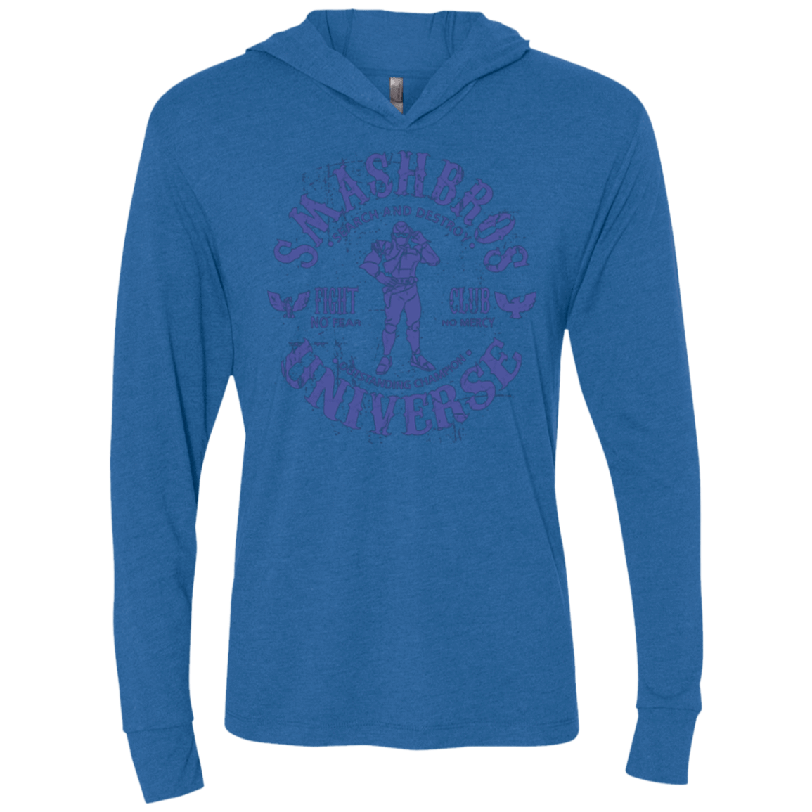 T-Shirts Vintage Royal / X-Small PORT TOWN CHAMPION Triblend Long Sleeve Hoodie Tee