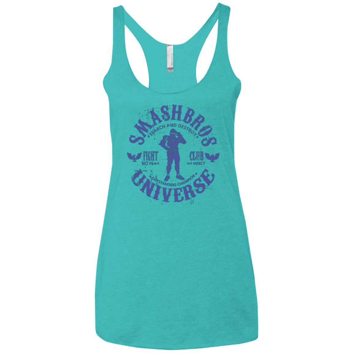 T-Shirts Tahiti Blue / X-Small PORT TOWN CHAMPION Women's Triblend Racerback Tank