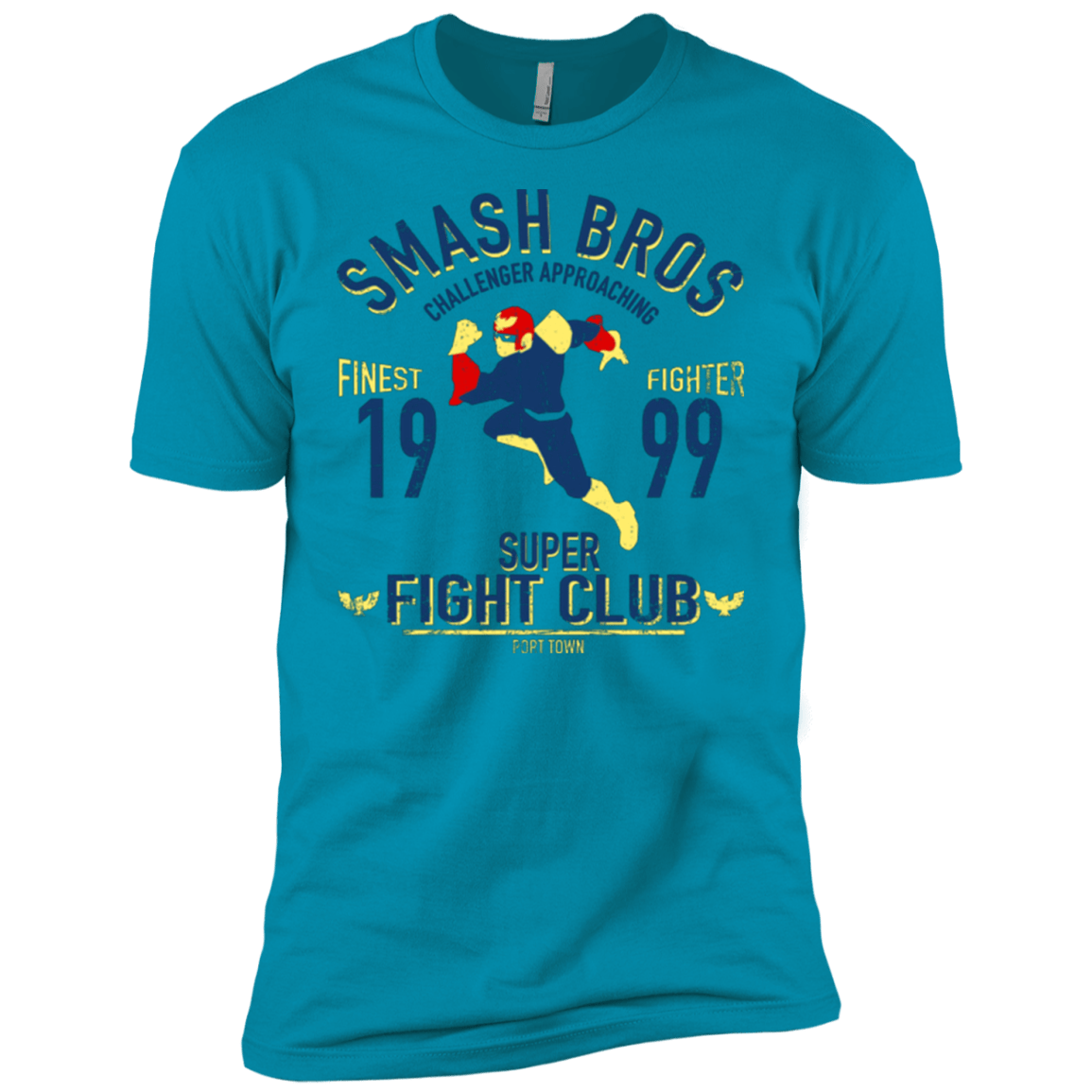 T-Shirts Turquoise / YXS Port Town Fighter Boys Premium T-Shirt