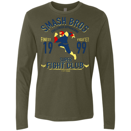 T-Shirts Military Green / Small Port Town Fighter Men's Premium Long Sleeve