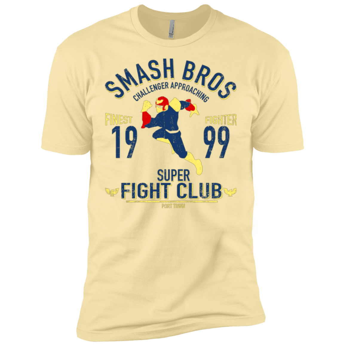 T-Shirts Banana Cream / X-Small Port Town Fighter Men's Premium T-Shirt