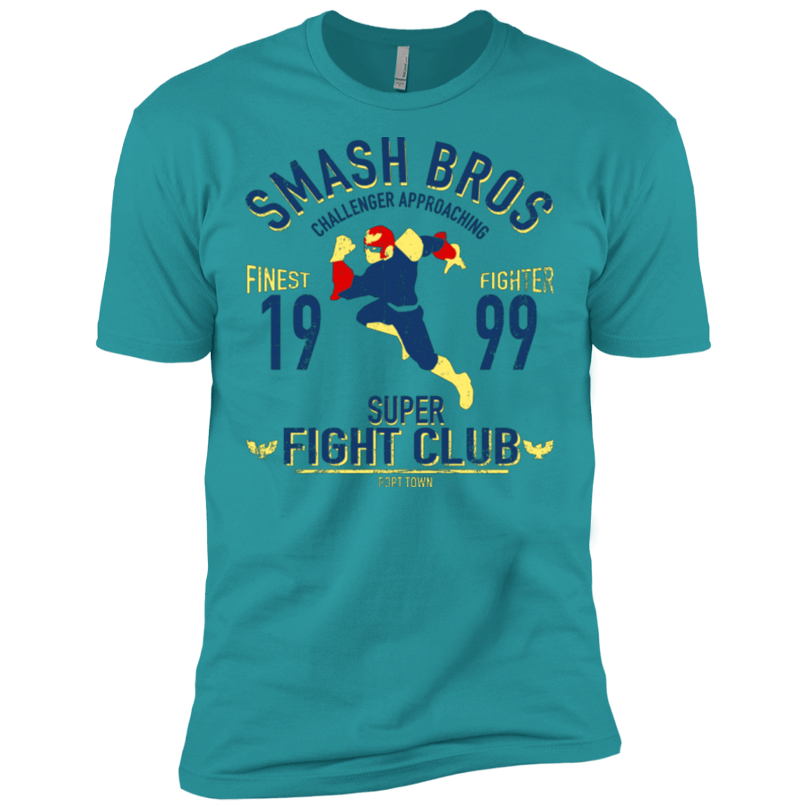 T-Shirts Tahiti Blue / X-Small Port Town Fighter Men's Premium T-Shirt