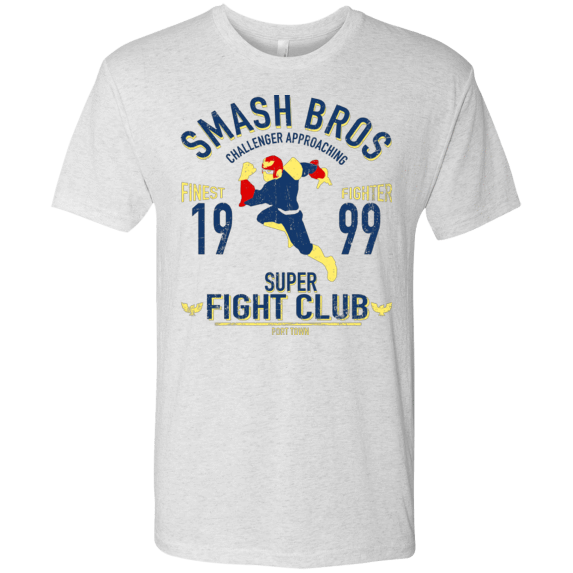 T-Shirts Heather White / Small Port Town Fighter Men's Triblend T-Shirt