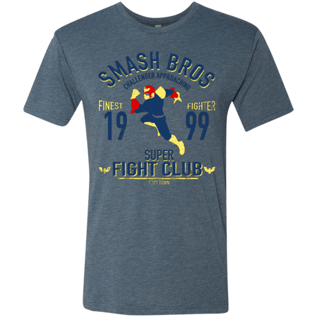 T-Shirts Indigo / Small Port Town Fighter Men's Triblend T-Shirt