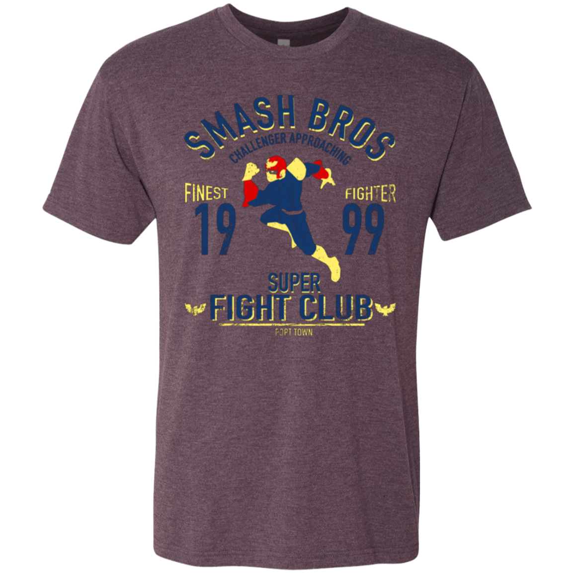 T-Shirts Vintage Purple / Small Port Town Fighter Men's Triblend T-Shirt