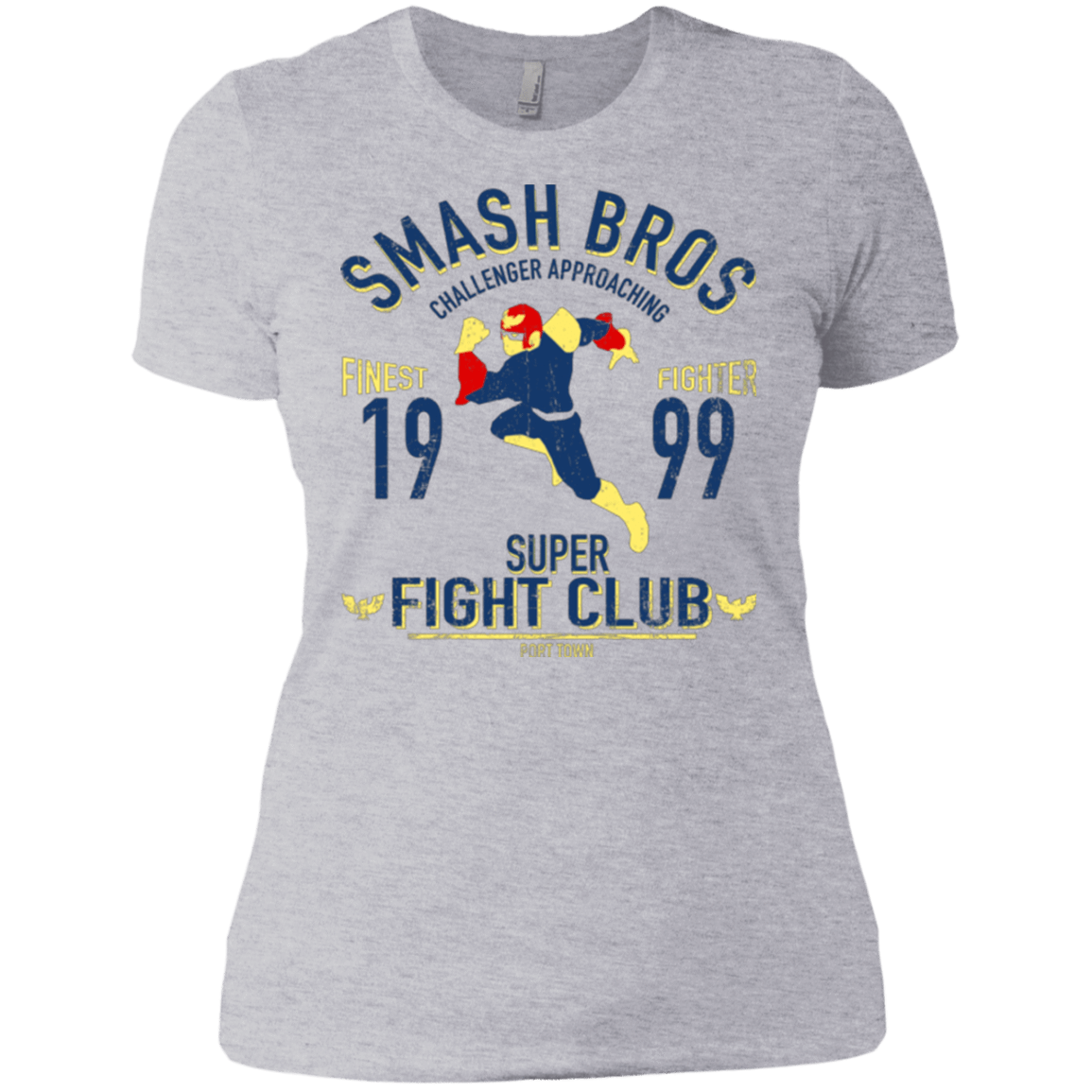 T-Shirts Heather Grey / X-Small Port Town Fighter Women's Premium T-Shirt