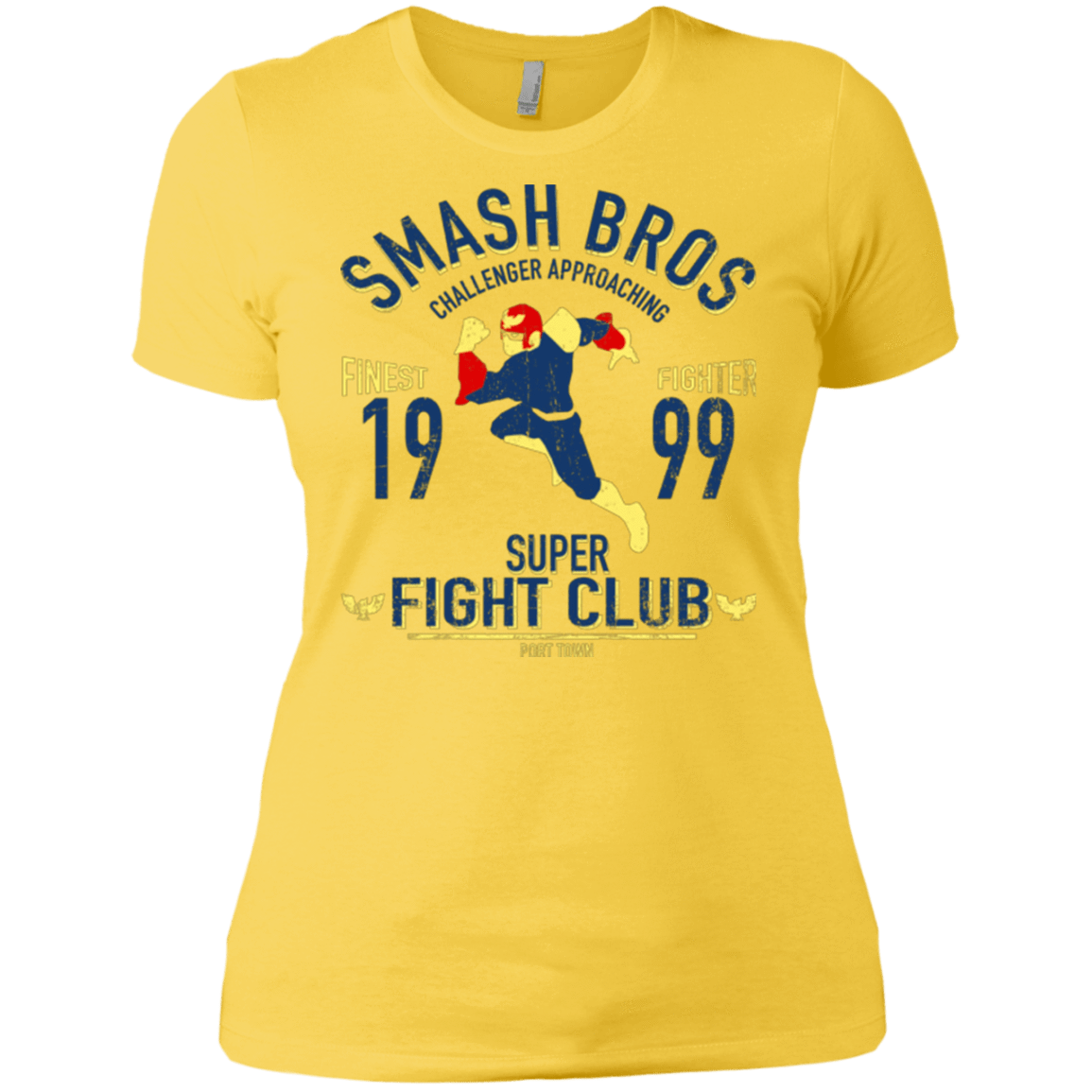 T-Shirts Vibrant Yellow / X-Small Port Town Fighter Women's Premium T-Shirt