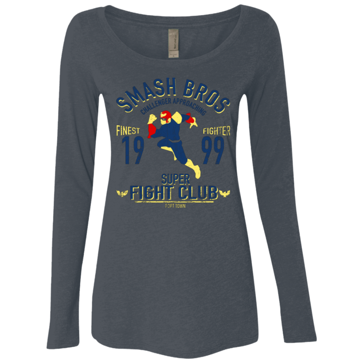 T-Shirts Vintage Navy / Small Port Town Fighter Women's Triblend Long Sleeve Shirt