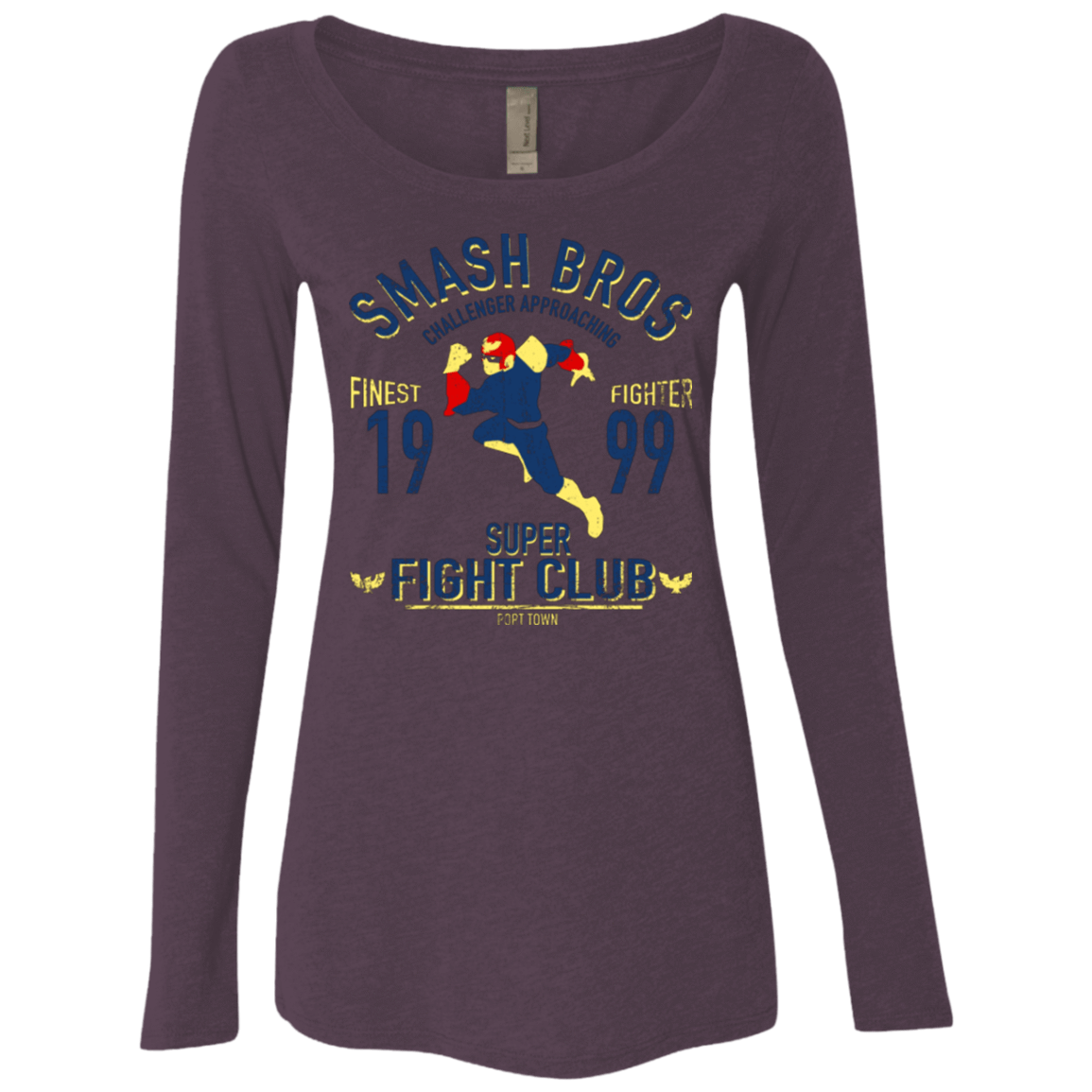 T-Shirts Vintage Purple / Small Port Town Fighter Women's Triblend Long Sleeve Shirt