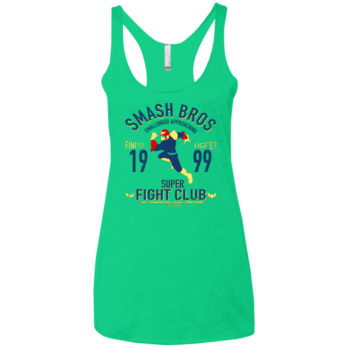T-Shirts Envy / X-Small Port Town Fighter Women's Triblend Racerback Tank