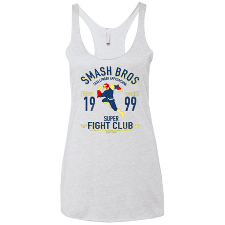T-Shirts Heather White / X-Small Port Town Fighter Women's Triblend Racerback Tank