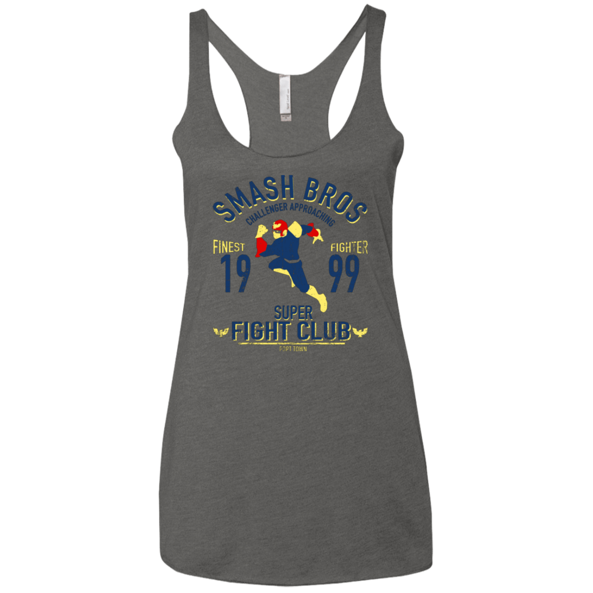 T-Shirts Premium Heather / X-Small Port Town Fighter Women's Triblend Racerback Tank