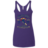T-Shirts Purple / X-Small Port Town Fighter Women's Triblend Racerback Tank